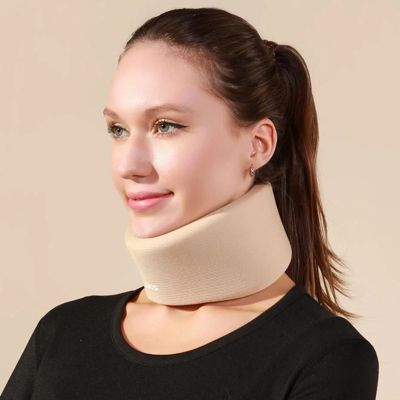 1-teiliger, verstellbarer Unisex-Halsband – Nackenstütze aus weichem Schaumstoff für Männer und Frauen