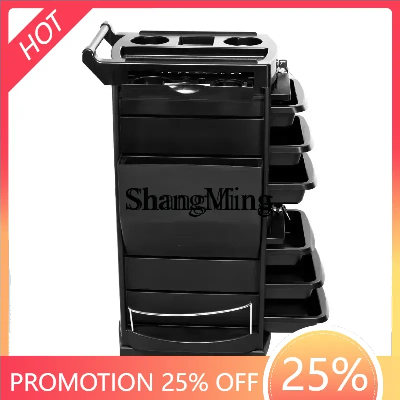 

FG good-looking Hair Salon Multi Decker Car with Door Lock Hairdressing Tool Car Barber Shop Perm Dyeing Salon Tool Cabinet