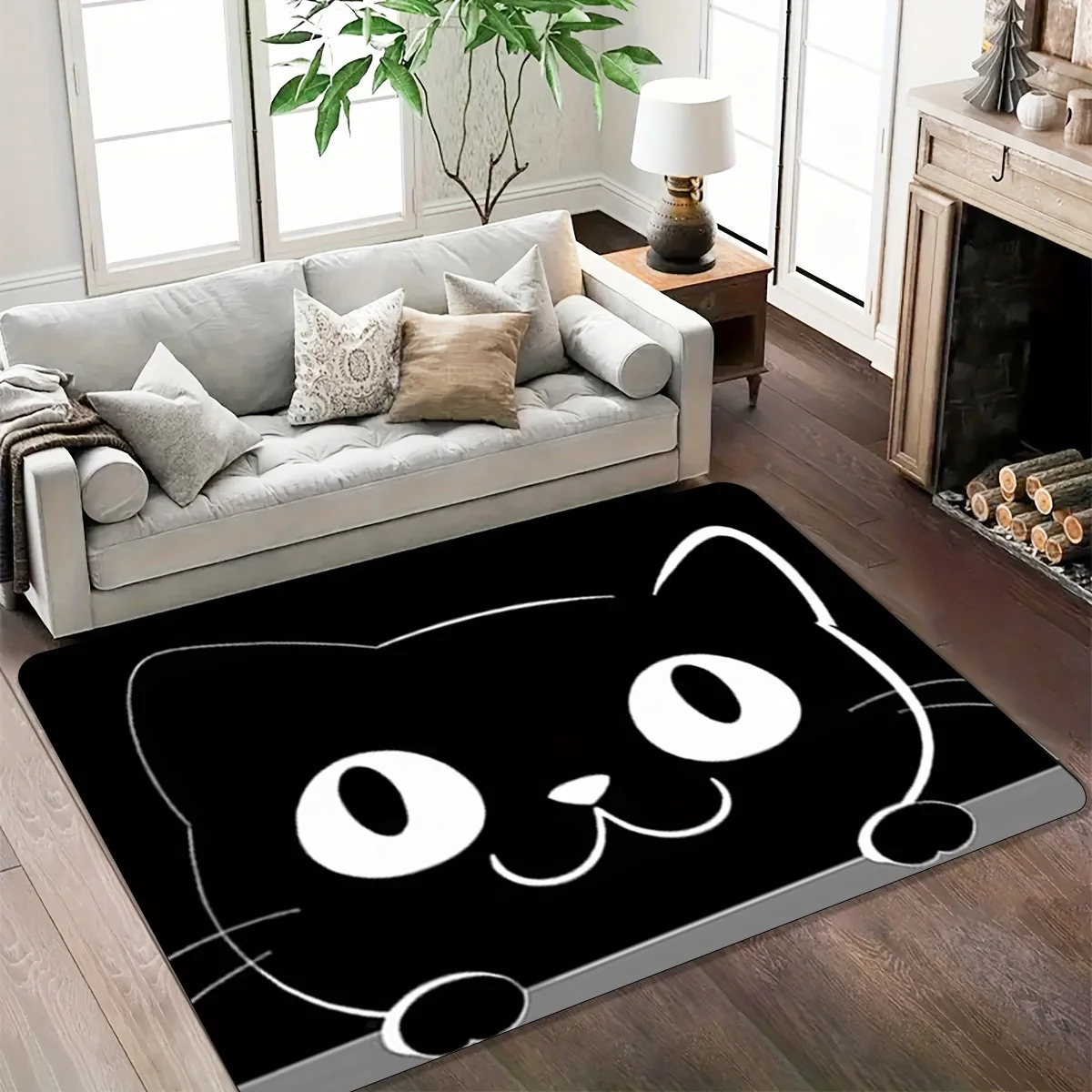 1Pc Ack Cat Face Ru…