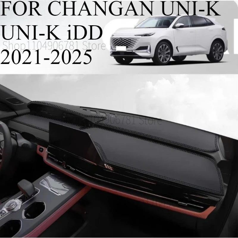 FOR CHANGAN UNI-K UNI-K iDD 2021-2025 Car Dash Mat Dashmat Dashboard  Cover Sun Shade Dash Board Cover Carpet  Accessories