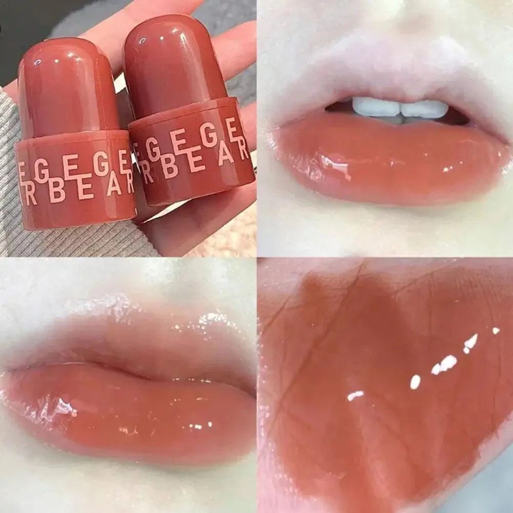 6 Farben Glanz Spiegel Lip gloss Lippenstift wasserdicht Antihaft Tasse Lippenstift langlebig glänzend flüssig feuchtigkeit spendend Siegel Lippen gelee