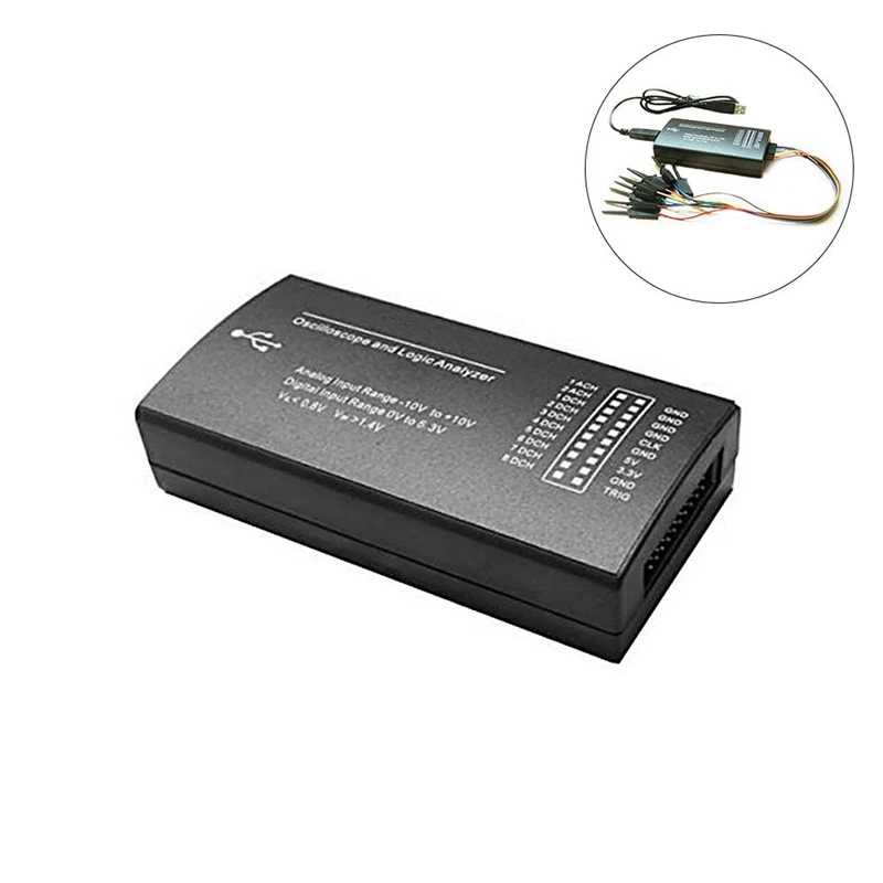 ●LHT00SU1 Virtual Oscilloscope Logic Analyzer Multifunctional Full-Featured Signal Generator with 16MHz Max Sampling Rate-ABFB