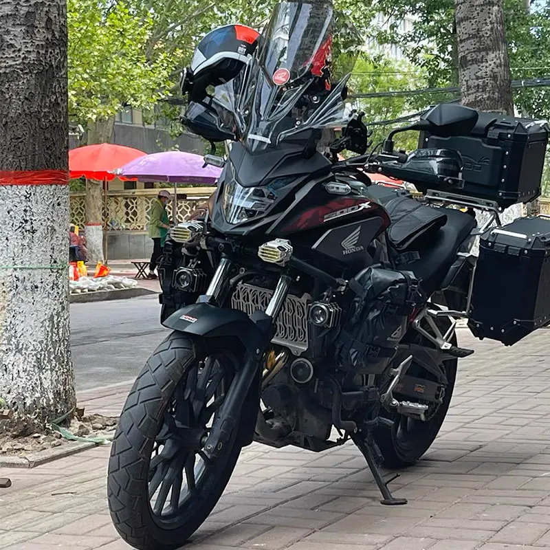 1/2pc saco de pára-choques da motocicleta para bmw r1200gs r1250gs adv para honda nc750x cb500x à prova dwaterproof água barras acidente saco ferramentas reparo pára-choques saco