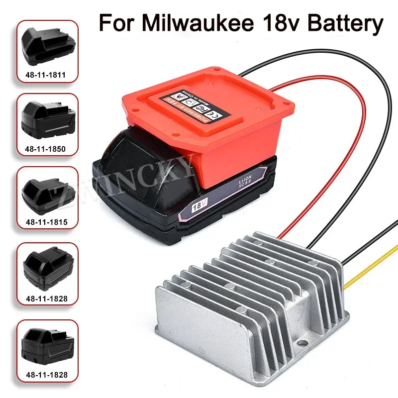 18 V to 12 V Step-Down Converter for Milwaukee 18V Battery DC Power Adapter Voltage Reducer Transformer 180 W Buck Converter