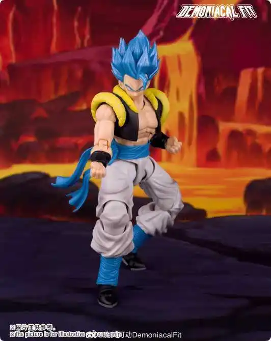 Demoniacal Fit Gogeta Figuur Dragon Ball Z Super Saiyan Blue Hero Waltz Gogeta De Supreme Dance Anime Action Figure Speelgoed Geschenken