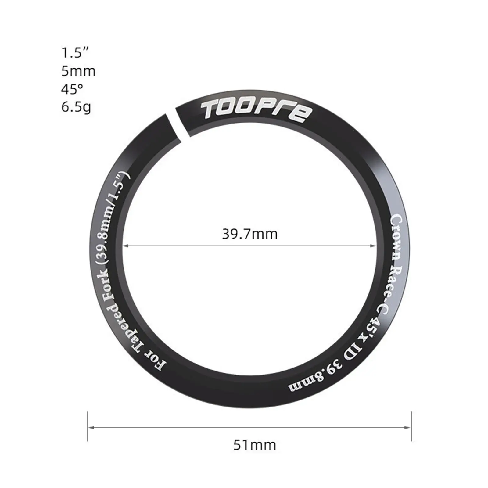 MTB Bike Headset Spacer, Headset Conversion Adapter, Arruela para substituição Garfo, Vedação