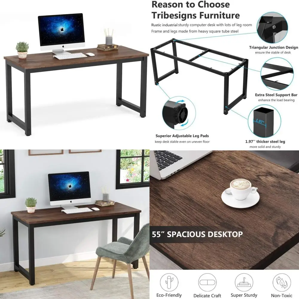 Floating TV Stand with LED Lights, 63'' Wall Mounted TV Cabinet with Glass Door and 2 Drawers, Wooden Entertainment Media Consol