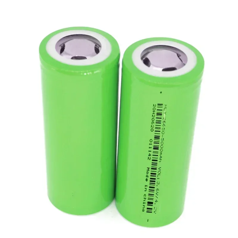 26650 batería de alta capacidad 26650 5000mah 3,7 V Li-ion para linterna baterías de energía 26650 batería recargable de litio