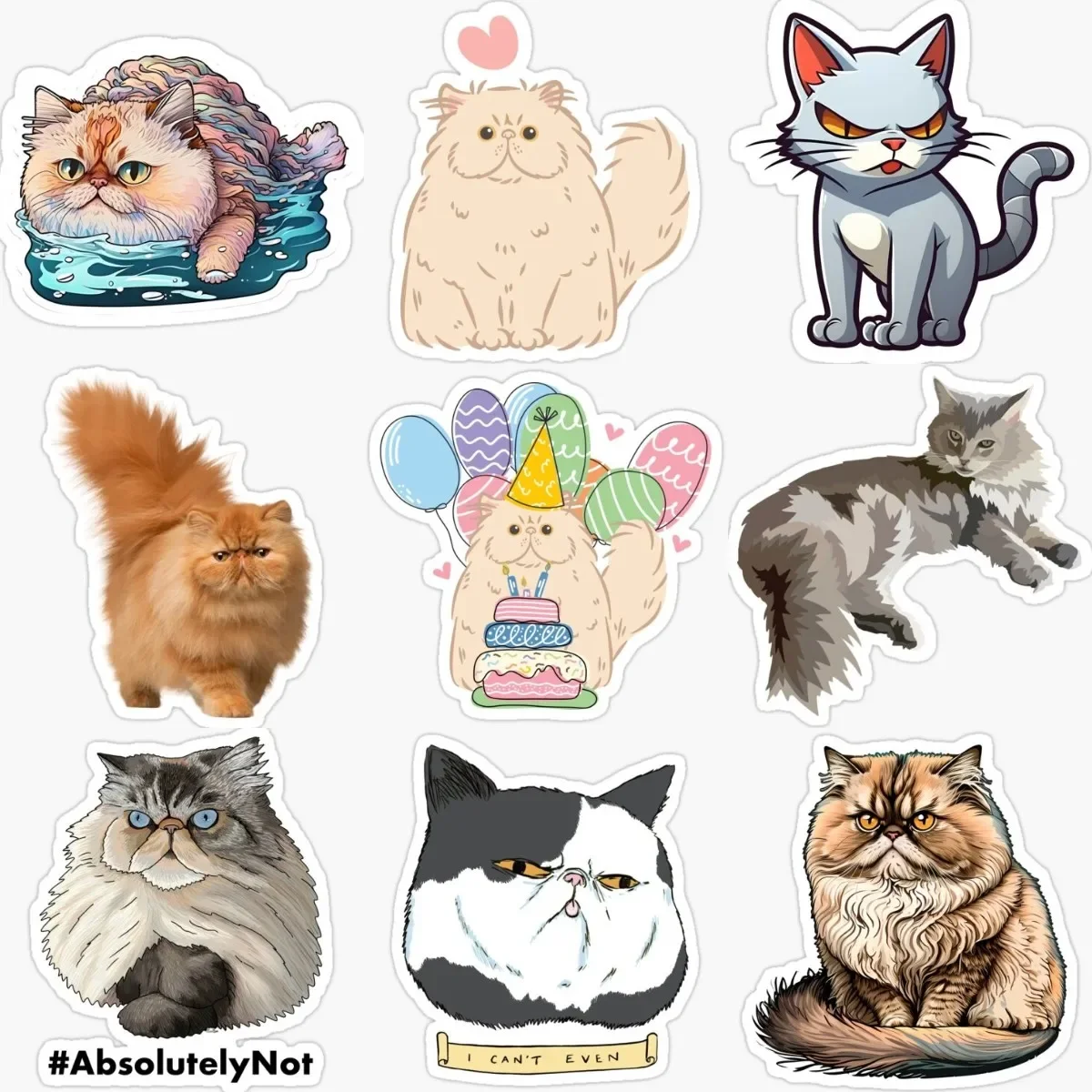 Наклейки с персонажем кота Гарфилда для декора