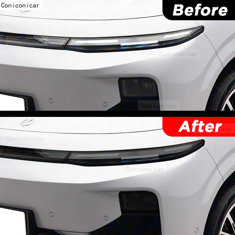 For LEAPMOTOR B10 2025 Car Exterior Headlight Anti-scratch Front Lamp Tint Cover TPU Protective Film Accessories Sticker