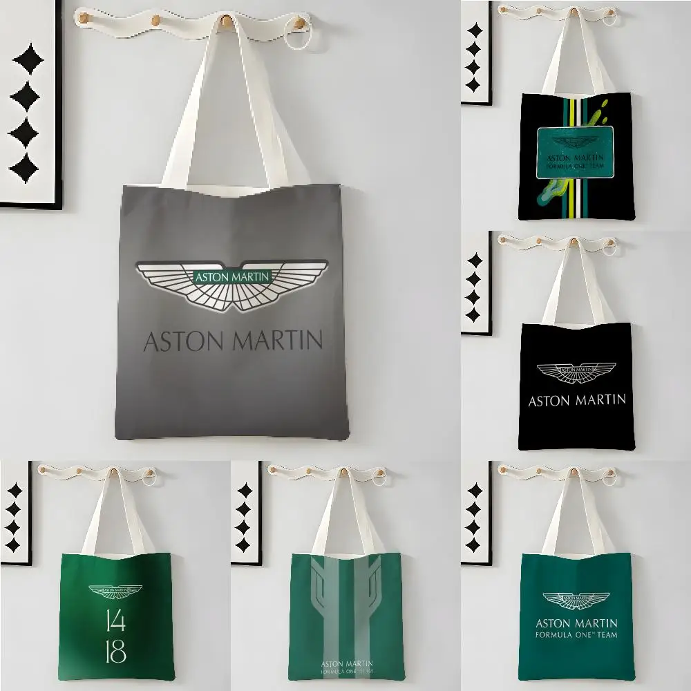 Luxury Pairing A-Aston MartinS Storage Bags Large Capacity Canvas Tote Bag For Women Bag Casual Daily Shoulder Bag