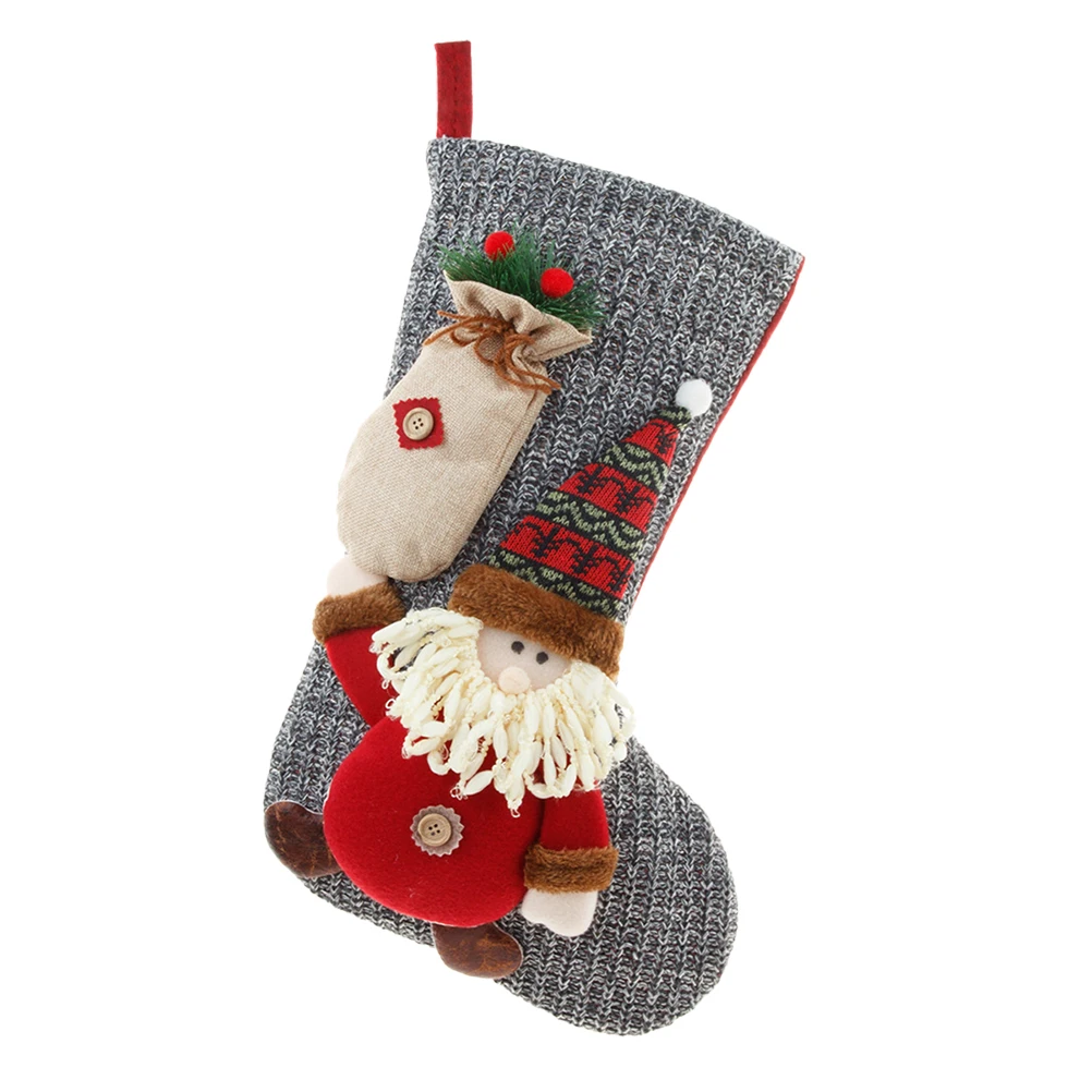 

Christmas Stockings Decorations for Adults Socks Gift Bag Personalized Non-woven Fabric