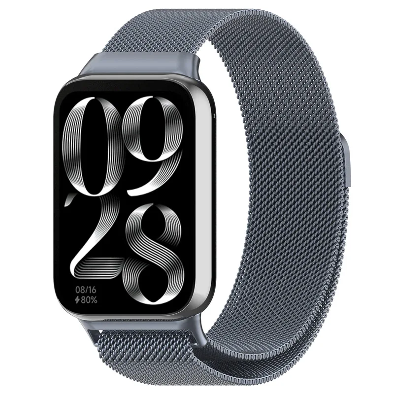 Pasek ze stali nierdzewnej Milan Mesh do zegarka Xiaomi Mi Band 8 Pro 9 Pro Pasek do zegarka Redmi Watch 4 Akcesoria do bransoletki Smartwatch