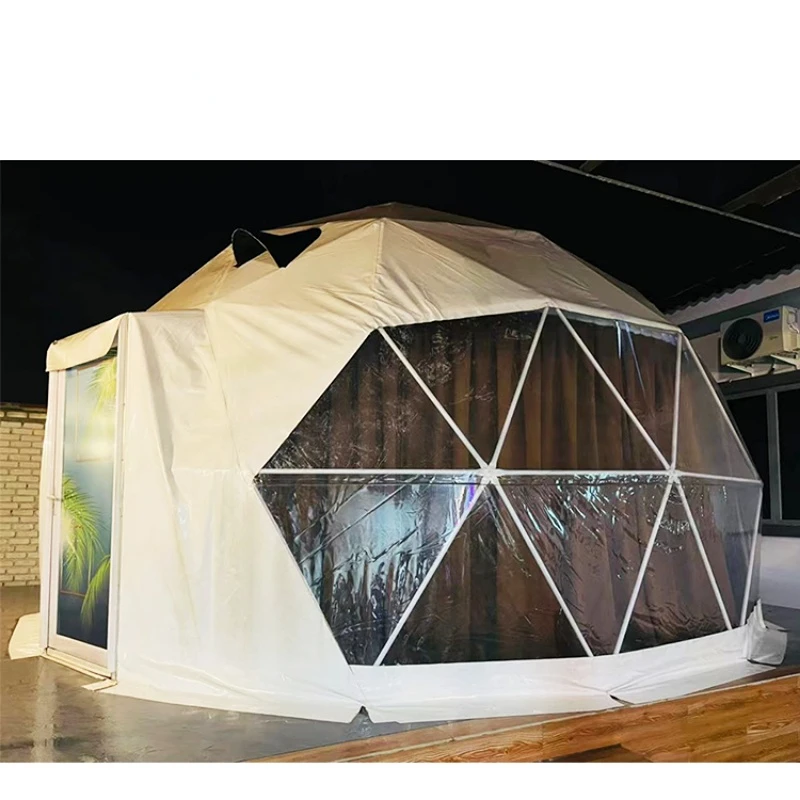 Outdoor  Geodesic Camping Wind Wall Dome Tent Dome Garden Dome Tent