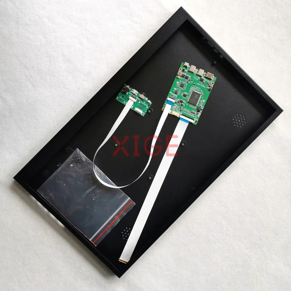 

Для N156BGE-E11/E31/EA1/EB1/EB2 металлический корпус + плата контроллера 30-контактный EDP Mini-HDMI TYPEC USB-C 3,0 панель ноутбука 15,6 дюйма 1366x768 DIY