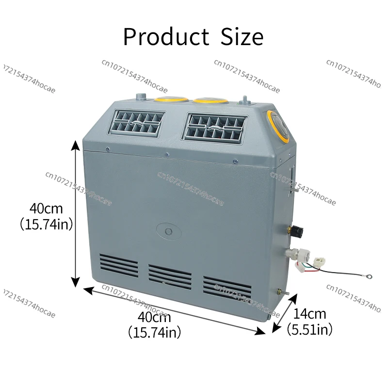 Model 505 Vertical Evaporator Assembly Kit Cooling Only For Tractors Bulldozers Excavators Trucks Campers