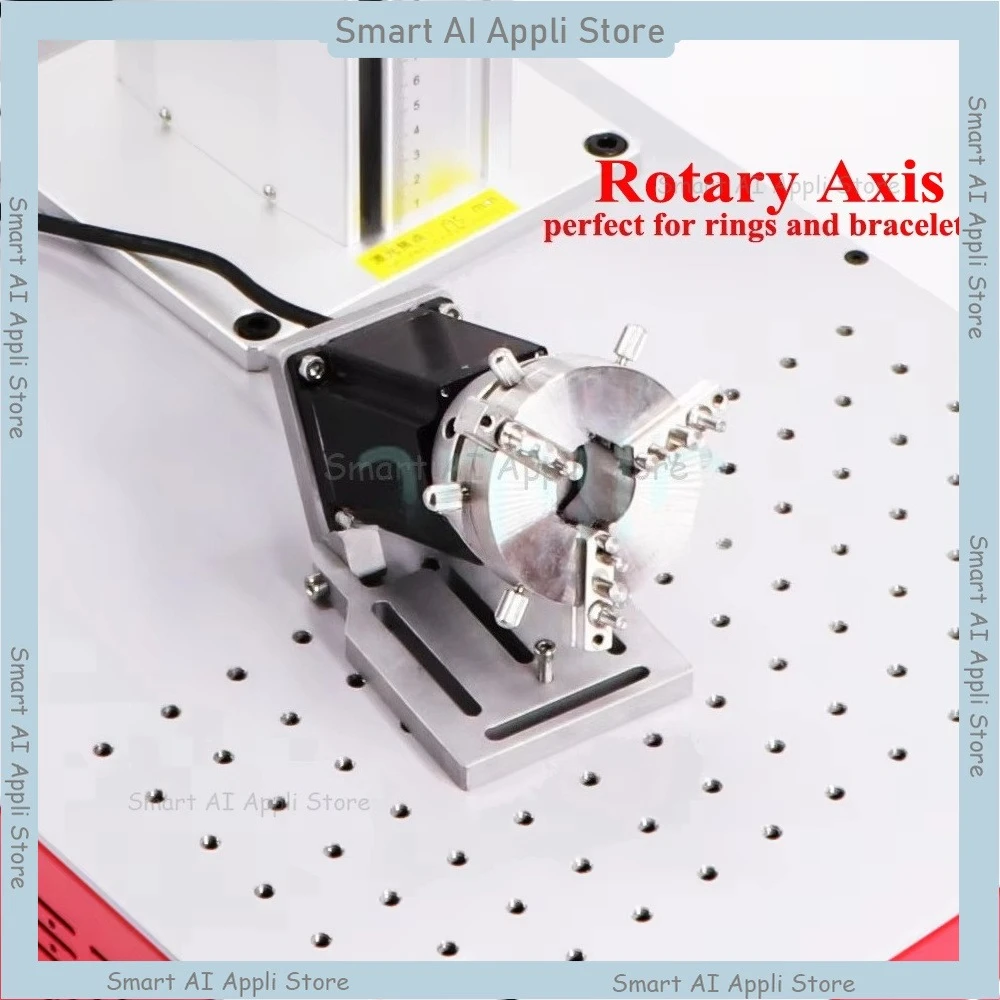 

D69 Laser Marking Machine Auto Lock Rotary Attachment Ring Rotary Axis Chuck for Bracelet Jewelry Engraving