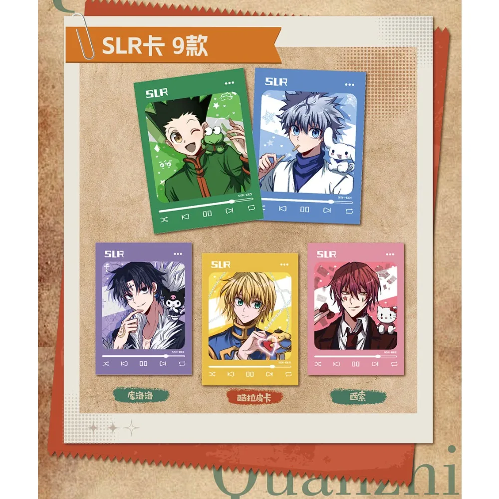 Cartas Colecionáveis Raras Hunter X Hunter XR, Edição Limitada