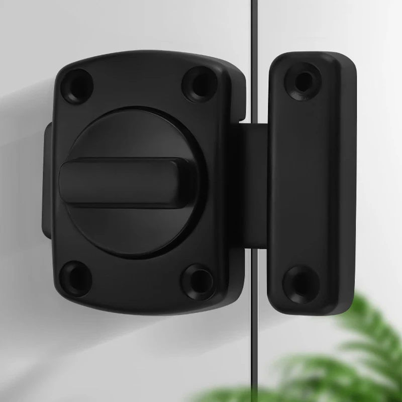 BOLTIFY Anti-theft Cast Iron Hook Door Latch Adjustable Security Door Latch Burglary Protection Lock Home Security Door Latch