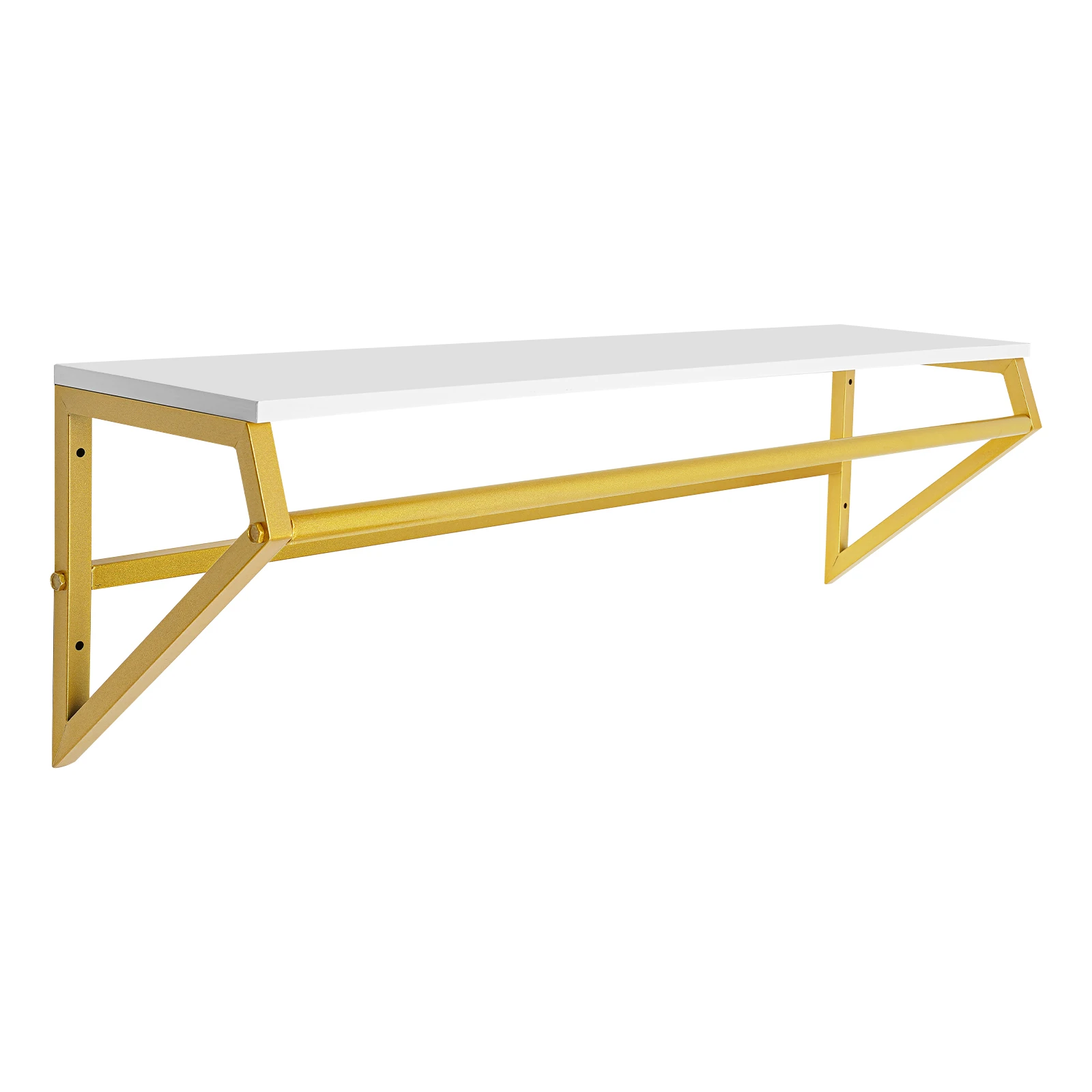 Sturdy Wall-Mounted Clothing Rack, Multi-Purpose Storage for Clothes and Accessories, Easy to Install and Clean