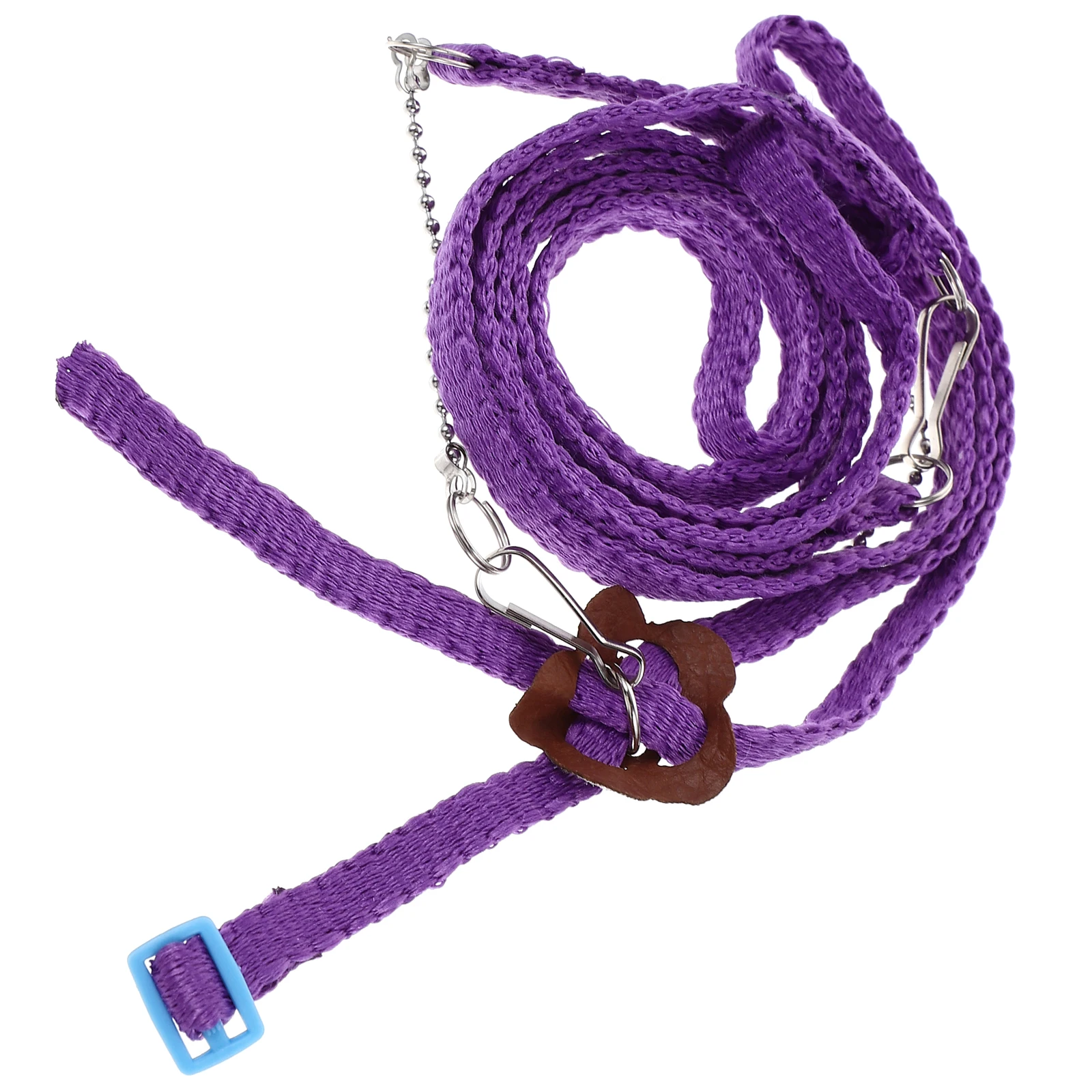 

Animal Lizard Leash Bearded Dragon Purple Harness Iguana and Leashes Large Rope Adjustable Baby