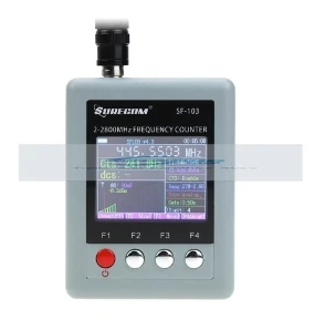 

SURECOM SF-103 DMR Digital Signal Testable SF103 2MHz-200MHz/27MHz Tester 27Mhz-3000Mhz Decoder Portable Frequency CTCCSS/DCS