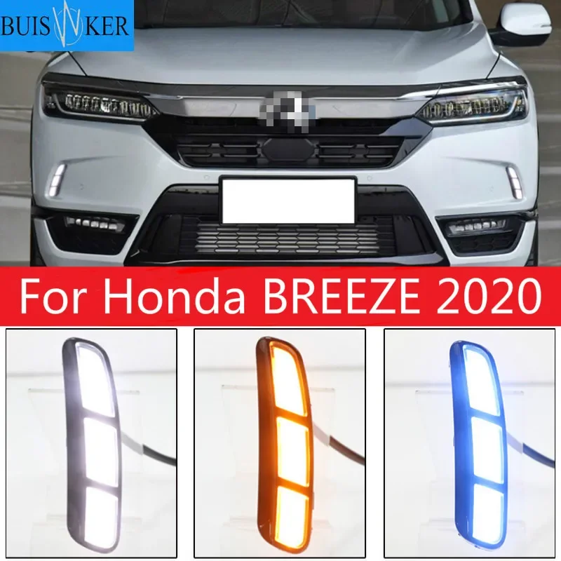 

LED DRL Daytime Running Light Daylight Turn Signal Lamp Car Styling for Honda BREEZE 2020