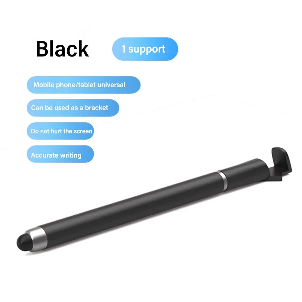 High Precision Stylus Pen 3-in-1 With Phone Holder Screen Touch Pen Multi-Function Capacitive Drawing Pen For Tablet Mobile