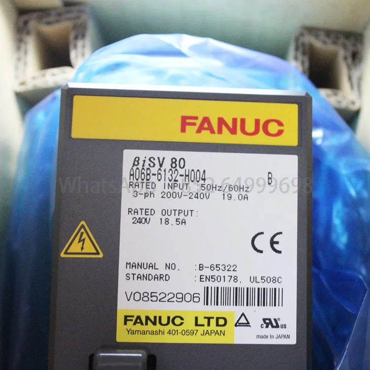 Modul Amplifier Servo Drive A06B-6132-H004 Baru untuk Mesin CNC
