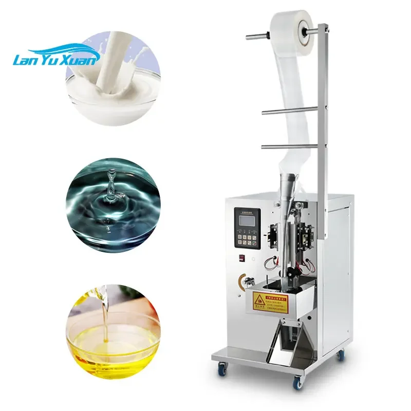 Automatic Plastic Small Packing Machine Cream Filling Sachet Sealing Liquid Packing Machine