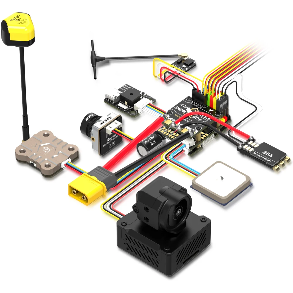 Imagem -05 - Velocidadeybee-mini para Asa Fixa Voo Controlador Fácil Voar F405