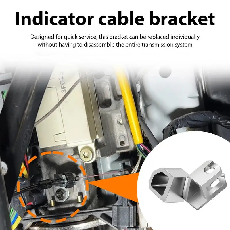 Transmission Shift Cable Bracket Automatic Aluminum Indicator Shift Bracket Time-Saving Gear Shifter Accessories For American