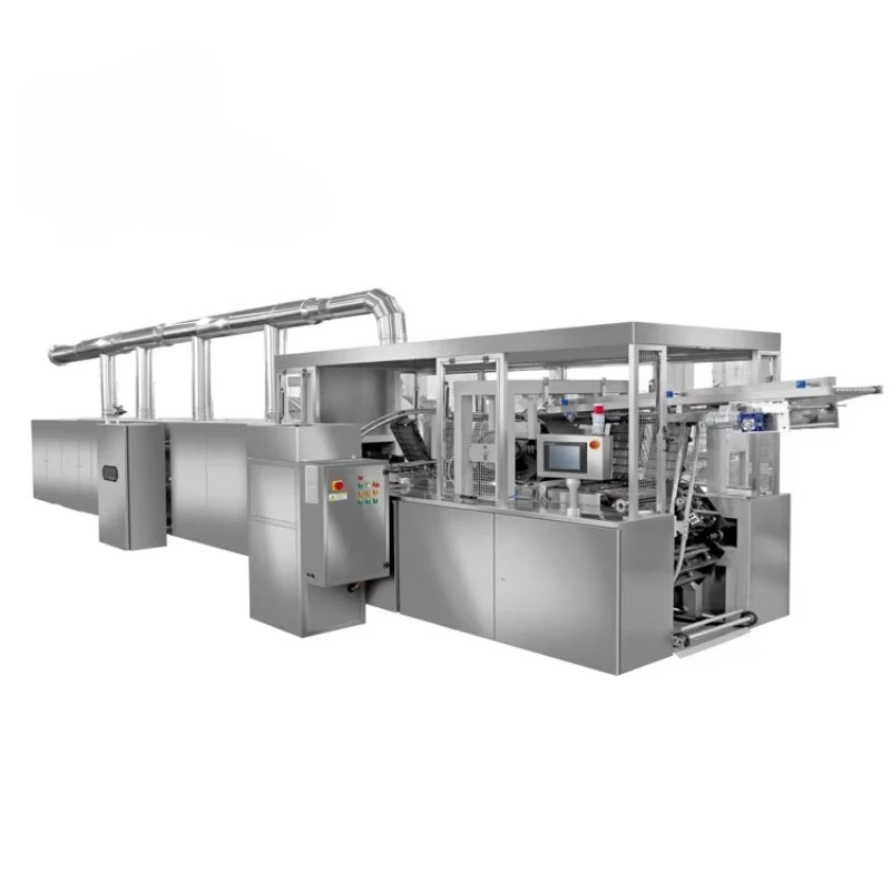 FOODLINE Customized Automatic Soft Waffle Making Processing Line Biscuit Making Machine Sausage Stuffer 6-8 Tons Capacity