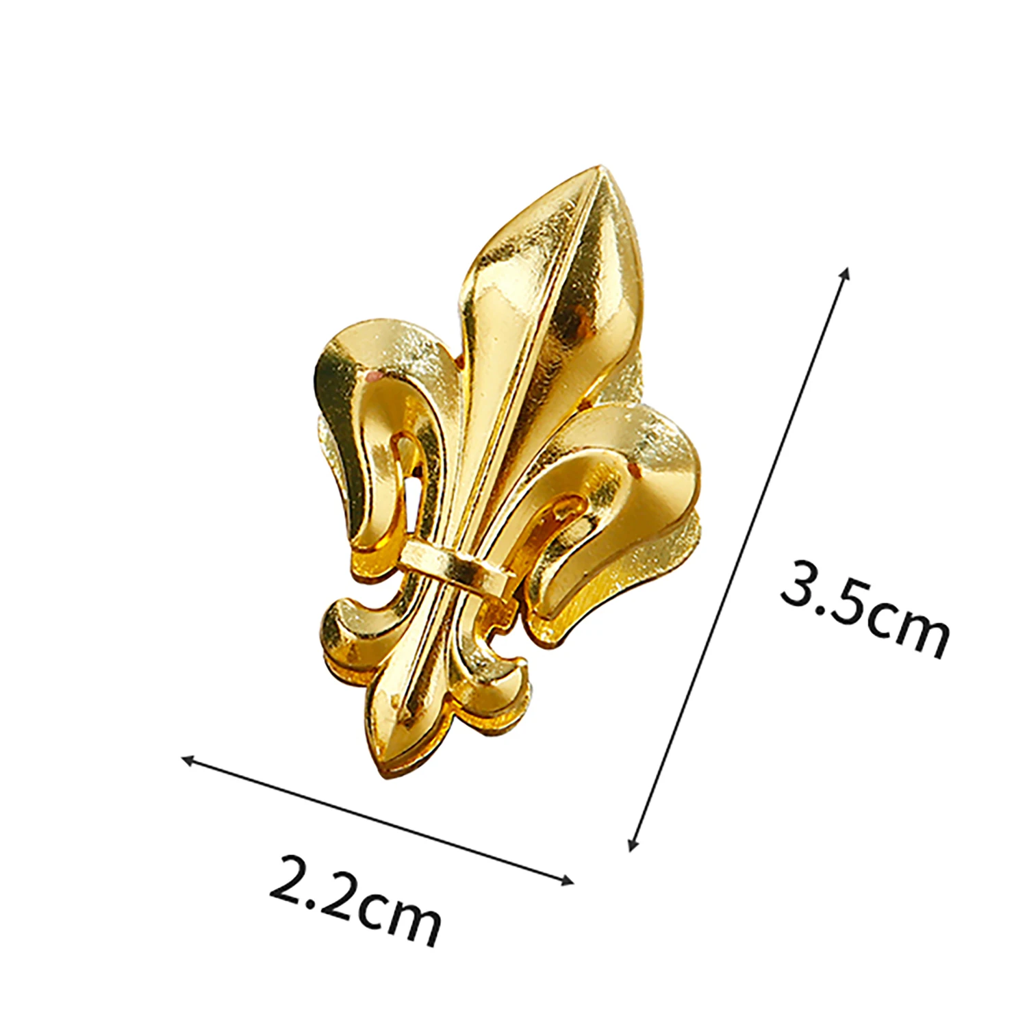 2 Stück Metall-Binderclips in Irisform, Reißzwecken für Rechnungen, Notizen, Briefe, Akten, Papiere, Bindeclips, Sicherungsclips, Bürobedarf – Detail 1