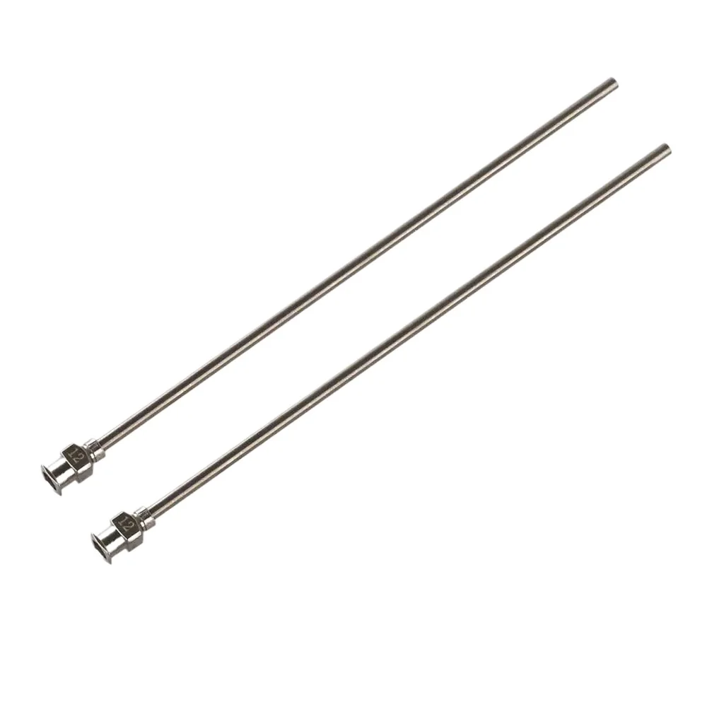 12G 130mm Stainless Steel Blunt Tip Dispensing Needles Luer Lock 10-Pack