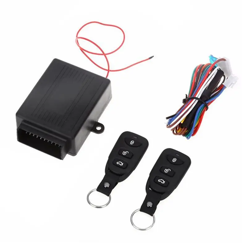 12V Universal Car Auto Remote Central Kit Door Lock Locking Vehicle Keyless Entry System With 2 Remote Control Accessories-X67A