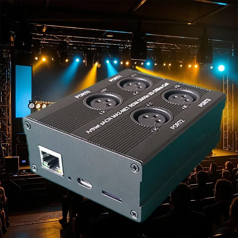 Igracelite Professional DMX Control Box With Multi-Protocol Support For Stage Lighting Console