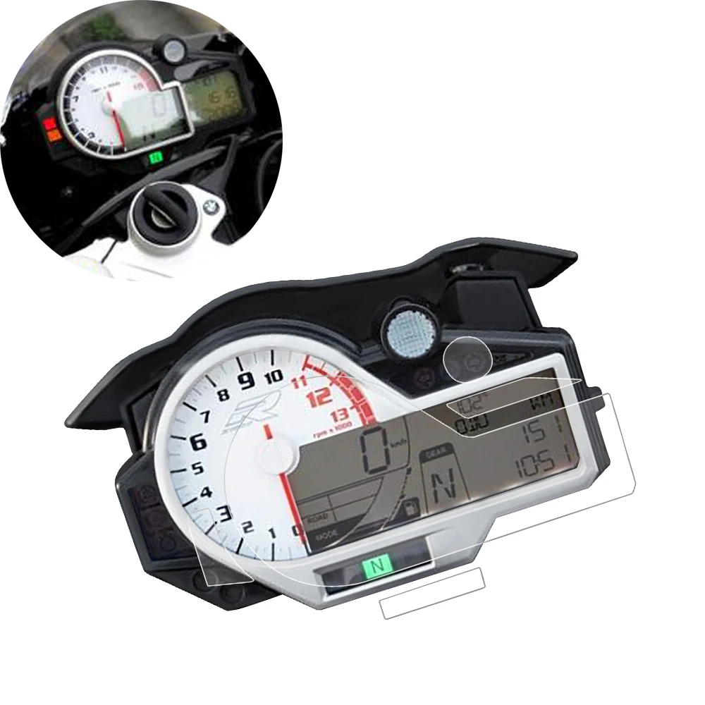 For BMW S1000R S1000RR S1000XR 2015-2017 S1000 RR Motorcycle Speedometer Guard Scratch Cluster Screen Protection Film Protector