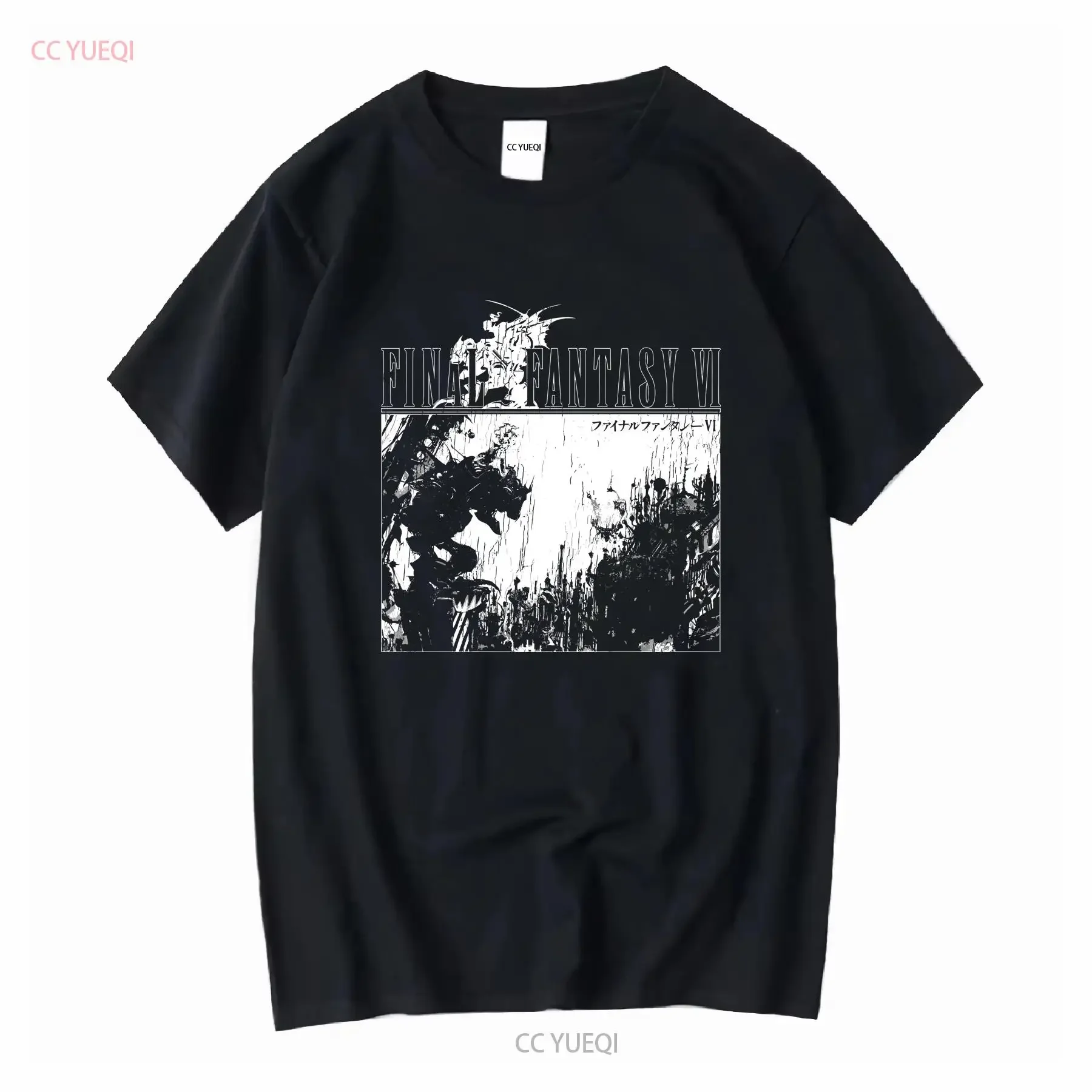 Final Fantasy VI T Shirt Vintage Style 6 long or short sleeves vintage Washed designer clothes Slightly Comfortable streetwear