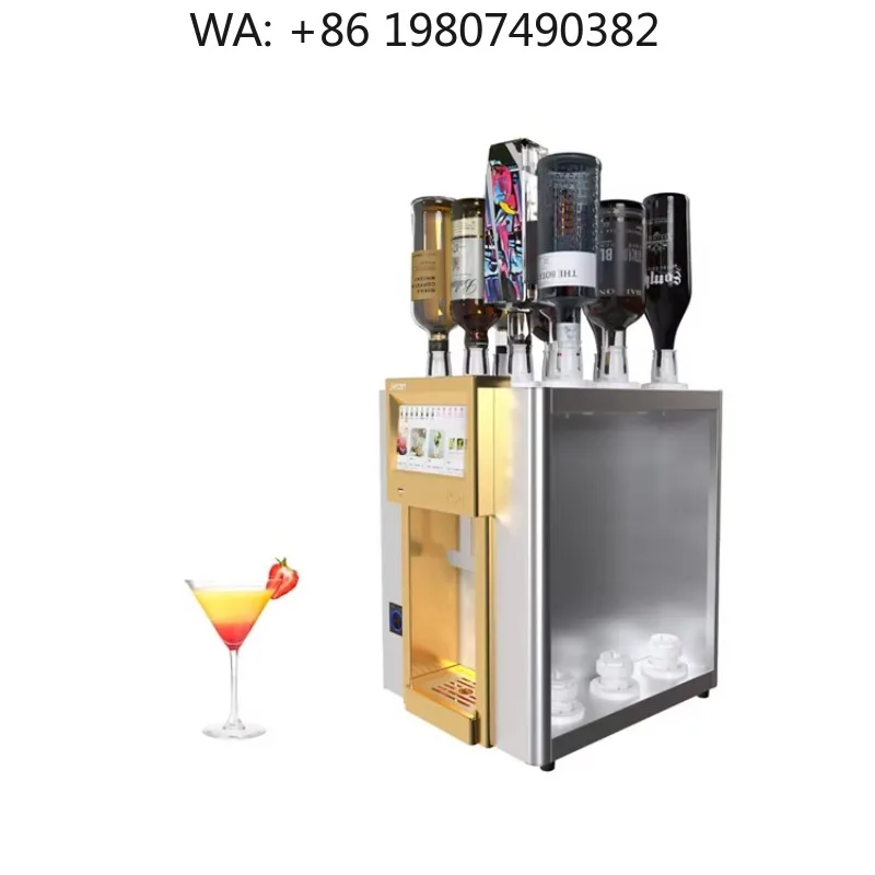 Smart Mojito Shaker Mixer Stainless Steel Touch Screen Automatic Bartending  Multifunctional Beverage Equipment for Bar Daily Dr