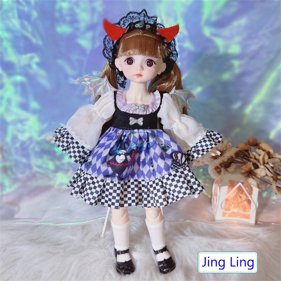 30 cm Puppe mit Kleidung für Kinderspielzeug Mädchen 6 bis 10 Jahre 1/6 Kleidung für BJD-Puppen Puppenhaus-Zubehör – Detail 10