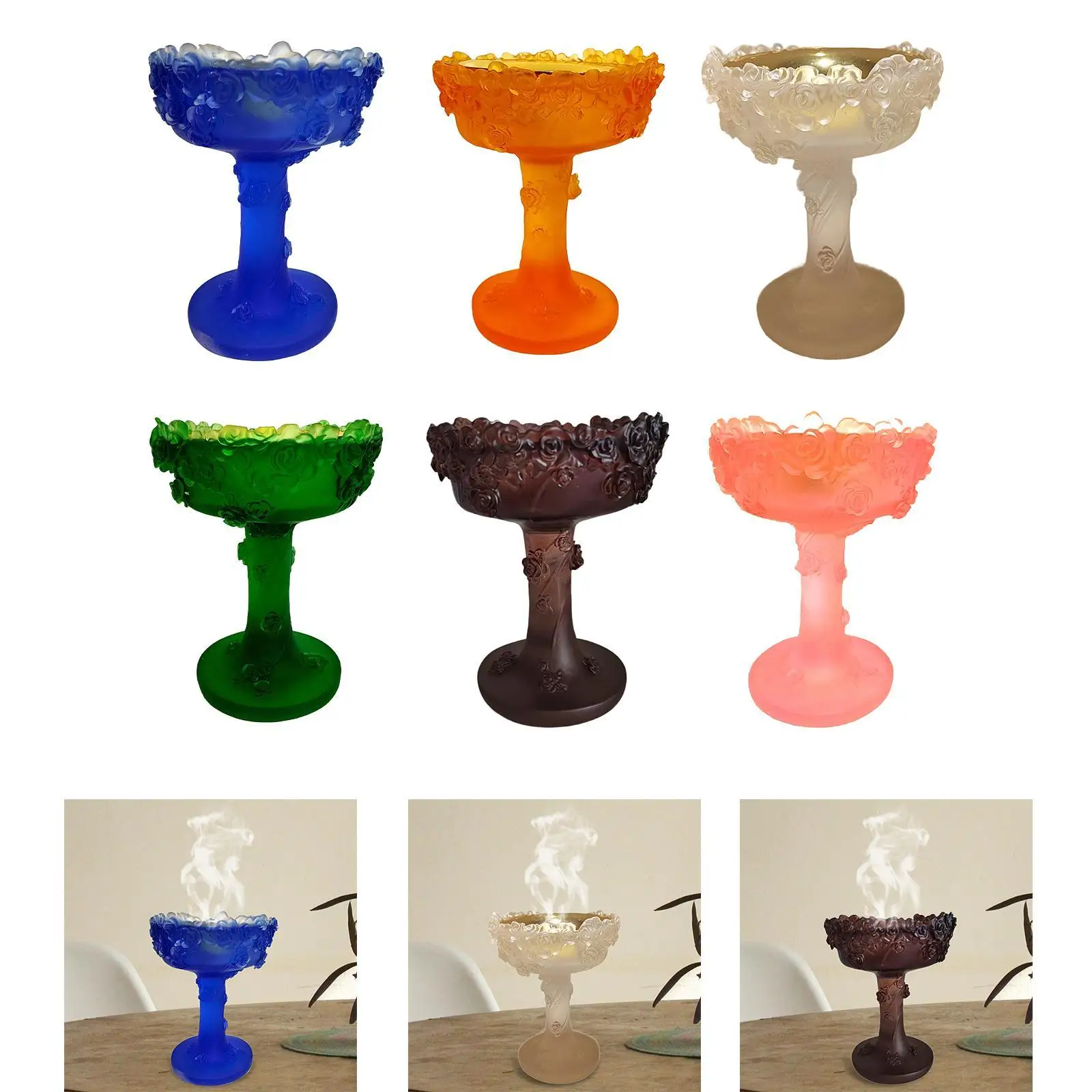 

Incense Burner Decorations Fashion Incense Cone Holder for Home Yoga Wedding