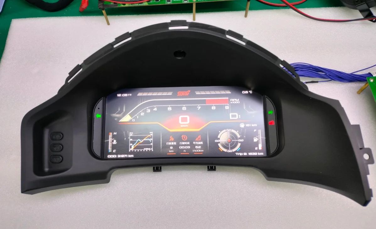 JT WEIJUNPRO 12.3 Inch Linux Speedometer Panel Digital Dashboard Instrument Cluster For Toyota For 86 For Subaru For BRZ LCD Clu