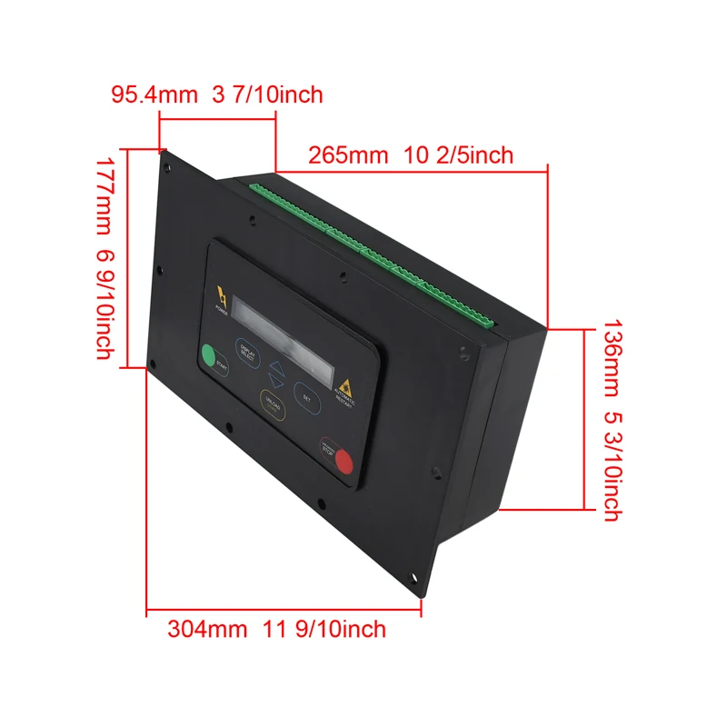 39830906 Computer Controller Panel Compatible with Ingersoll Ran Compressor Replacement Part SSR15-50HP  SSR15-50HP