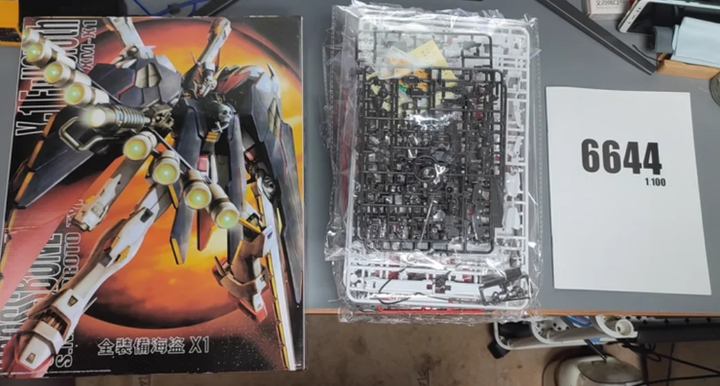 Daban 6644 MG 1/100 درع كامل Fa X1 القراصنة عباءة الجمجمة الجمعية أطقم منمذجة عمل أرقام لعبة بلاستيكية جمع الحلي الصبي هدية #6