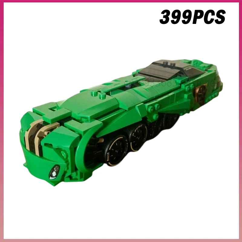 

399 шт. MOC-241754 Wicked Oz Train Movie Scene Модель Строительные блоки Кирпичи Креативная сборка игрушки Детский подарок Украшение рабочего стола