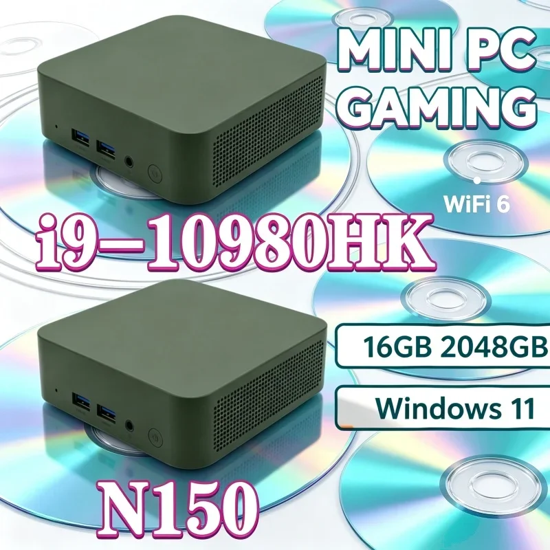 Intel HOT Intel Core I9‑10980HK/N150 Mini PC Windows 11 Graphics Pocket Computer 16GB RAM 2TB SSD Desktop Gaming Strong Render - Aliexpress Deal