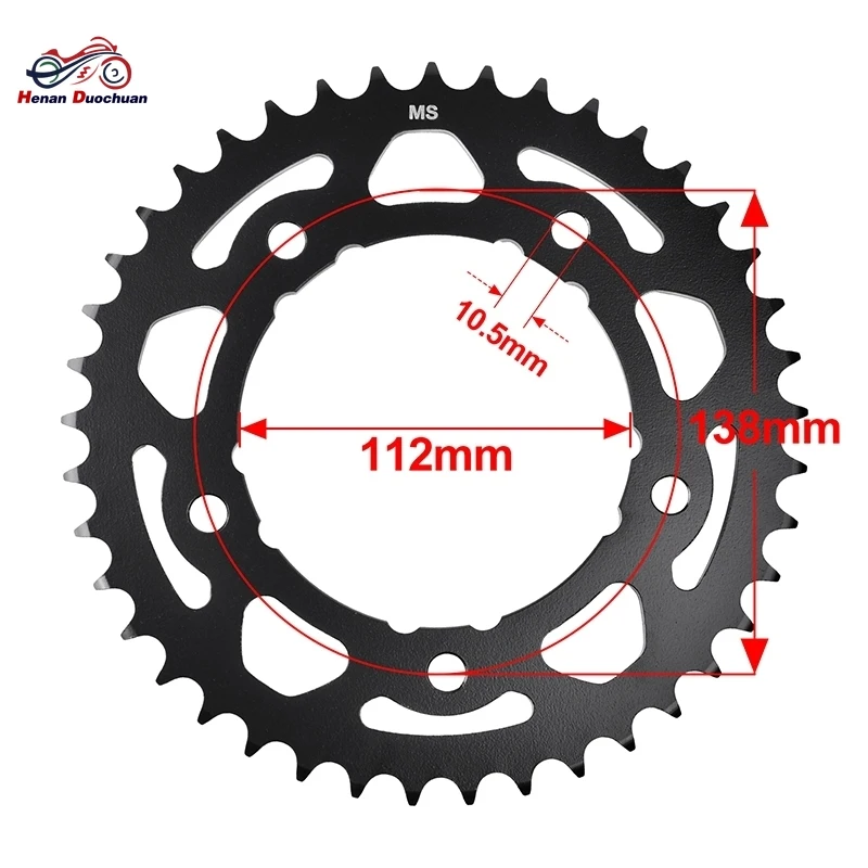 

525-41T 45T 47T Carburized Steel Rear Sprocket For Yamaha YZF R1 15-2022 MT-09 Tracer 9 GT XSR900 MTM890 900 Nikken GT MXT850 D