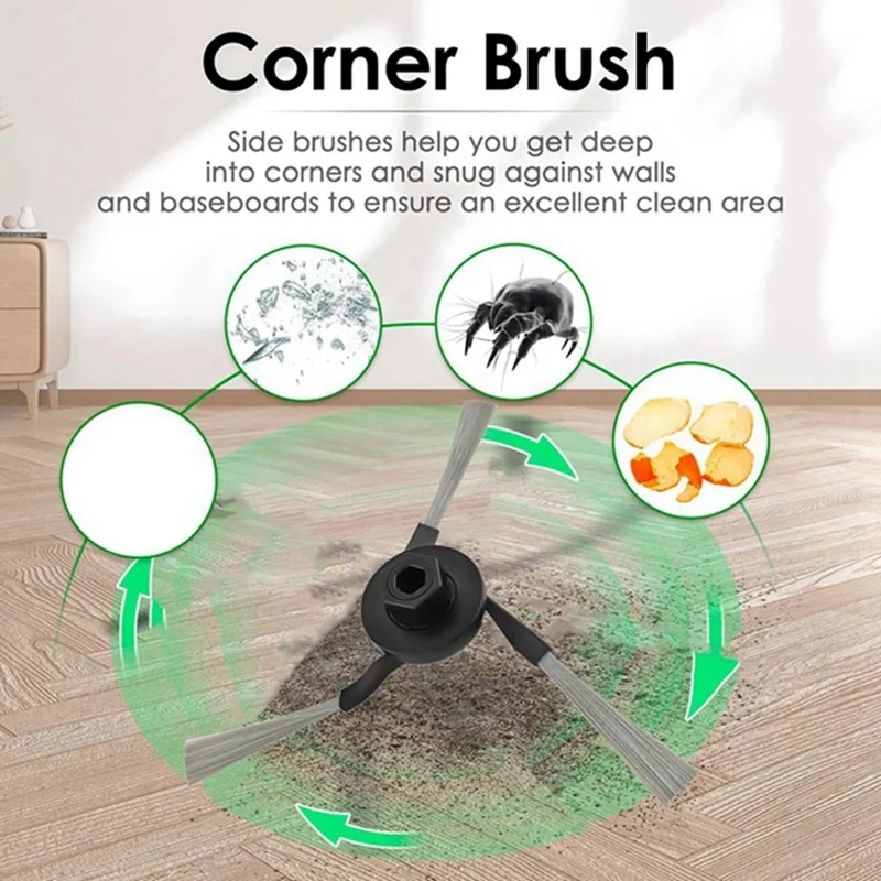 42 PCS Roller Side Brush Filter Mop Dust Bag For Dreame X40 Ultra/X40 Pro/S30 Pro/L40 Ultra Robot Vacuum Cleaner Parts