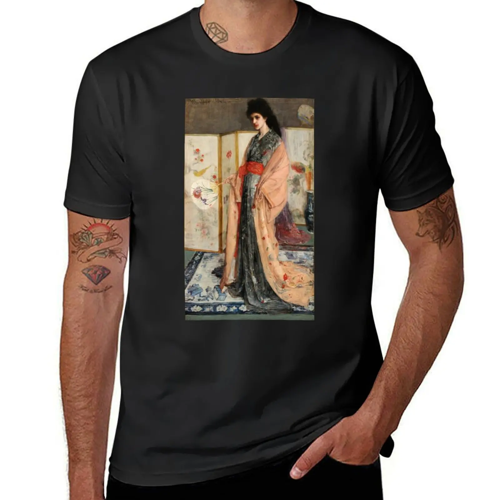 

The Princess from the Land of Porcelain - James McNeill Whistler American T-Shirt new edition big and tall t shirts for men